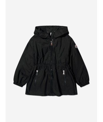 Moncler Enfant Girls Wete Short Parka in Black pas cher