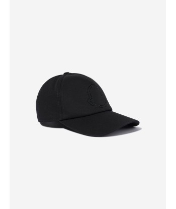 Moncler Enfant Girls Baseball Cap in Black du meilleur 