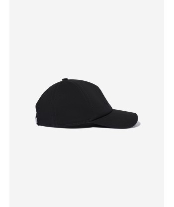 Moncler Enfant Girls Baseball Cap in Black du meilleur 