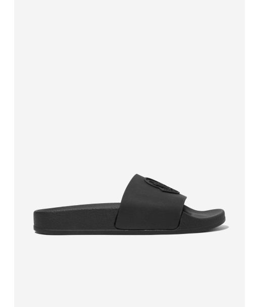 Moncler Enfant Kids Petit Basile Sliders in Black de technologie