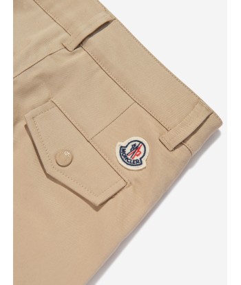 Moncler Enfant Boys Cargo Trousers in Beige Les magasins à Paris et en Île-de-France