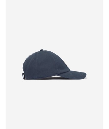 Moncler Enfant Boys Logo Baseball Cap in Navy Venez acheter