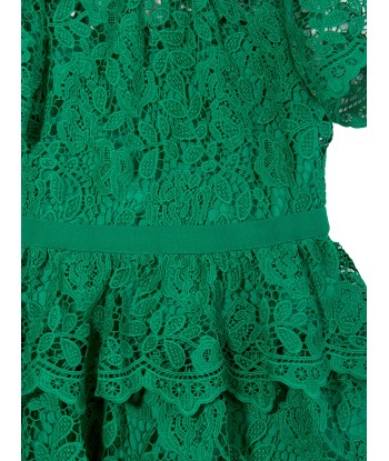 Marlo Girls Elsie Occasion Dress in Green pas cher chine