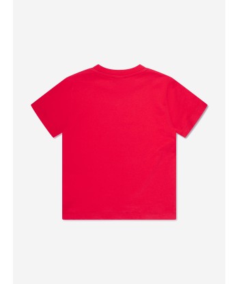 Moncler Enfant Boys Ride The Waves T-Shirt in Red l'évolution des habitudes 