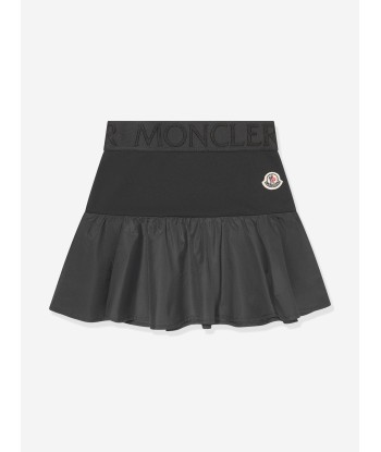 Moncler Enfant Girls Fit and Flare Skirt in Black de pas cher