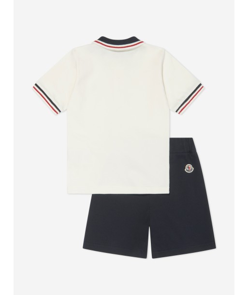 Moncler Enfant Boys Short Set in Grey des créatures d'habitude