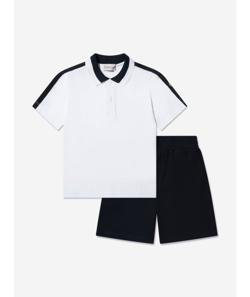 Moncler Enfant Boys Short Set in White prix pour 