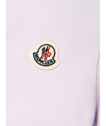 Moncler Enfant Girls Logo Polo Dress in Purple store