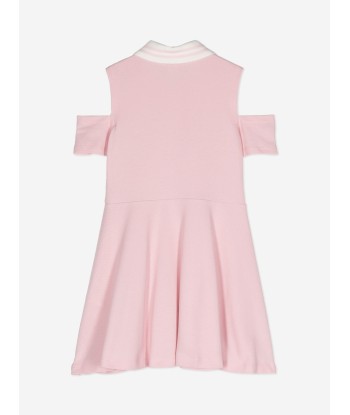 Fendi Girls Logo Polo Dress in Pink chez Cornerstreet bien 