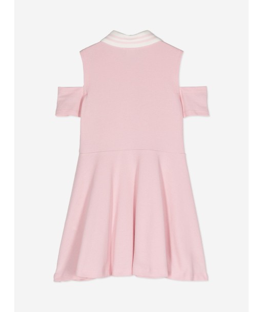 Fendi Girls Logo Polo Dress in Pink chez Cornerstreet bien 