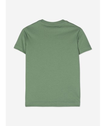 Fendi Kids Logo T-Shirt in Green Economisez 