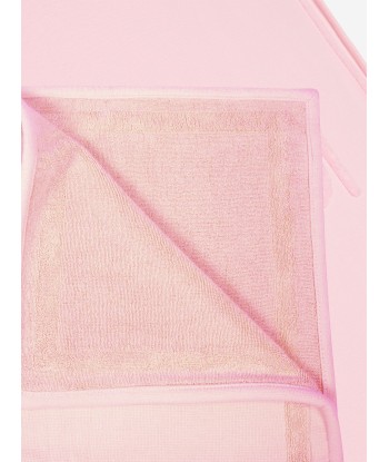 Fendi Kids Roma Terry Beach Towel in Pink brillant des détails fins