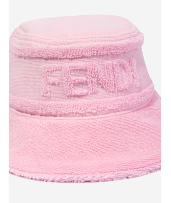 Fendi Girls Logo Bucket Hat in Pink s'inspire de l'anatomie humaine