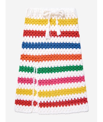 Nessi Byrd Girls Long Crochet Siena Skirt in Multicolour Comment ça marche