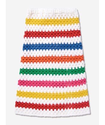 Nessi Byrd Girls Long Crochet Siena Skirt in Multicolour Comment ça marche