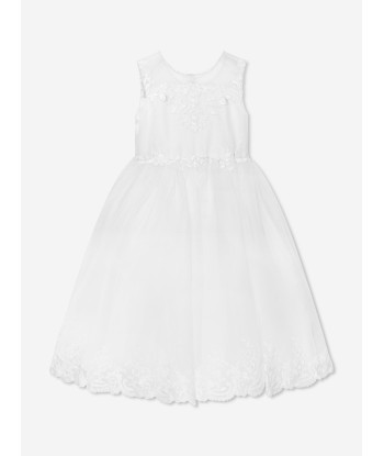 Sarah Louise Girls Ceremonial Ballerina Length Dress in Ivory ou a consommer sur place