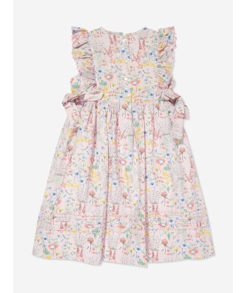 Sarah Louise Girls Embroidered Dress in Multicolour pas cheres