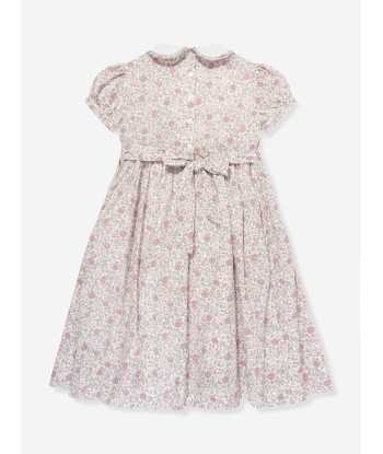 Sarah Louise Girls Floral Cotton Dress in Multicolour est présent 