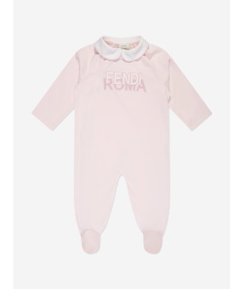 Fendi Baby Girls 3 Piece Babygrow Gift Set in Pink de technologie