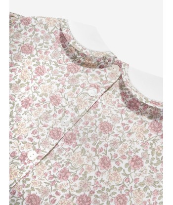 Sarah Louise Girls Floral Cotton Dress in Multicolour est présent 