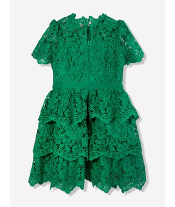 Marlo Girls Elsie Occasion Dress in Green pas cher chine