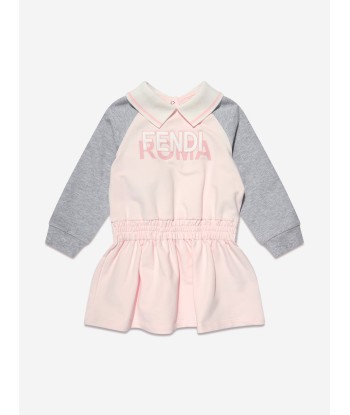 Fendi Baby Girls Sweater Dress in Pink Venez découvrir notre 