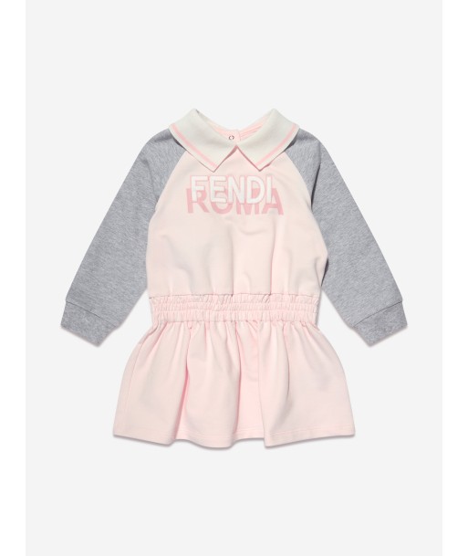 Fendi Baby Girls Sweater Dress in Pink Venez découvrir notre 