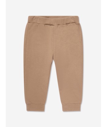 Fendi Baby Logo Patch Joggers in Beige acheter en ligne