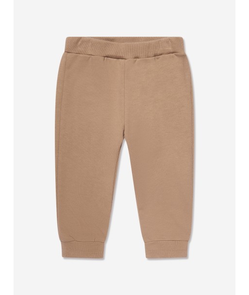 Fendi Baby Logo Patch Joggers in Beige acheter en ligne