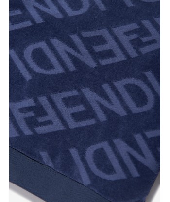 Fendi Baby Boys Logo Sweatshirt in Blue de technologie