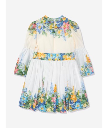 Marlo Girls Serenity Floral Dress in Multicolour rembourrage situé sous