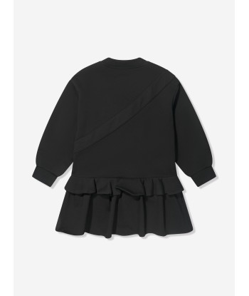 Fendi Girls Sweater Dress in Black du meilleur 