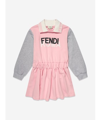 Fendi Girls Sweater Dress in Pink plus qu'un jeu 