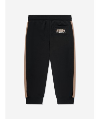 Fendi Kids Logo Joggers in Black Comment ça marche