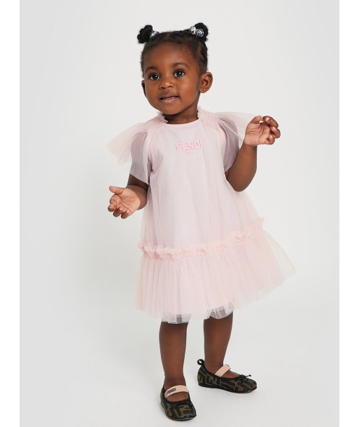 Fendi Baby Girls Tulle Dress in Pink 2024