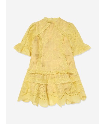 Marlo Girls Penelope Mini Dress in Yellow vente chaude votre 