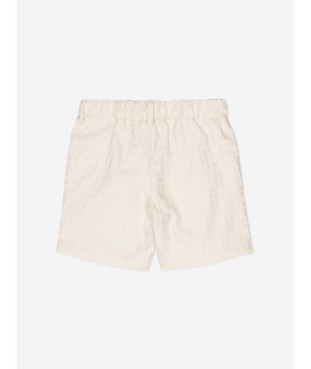 Fendi Baby Boys FFJacquard Shorts in Beige meilleur choix