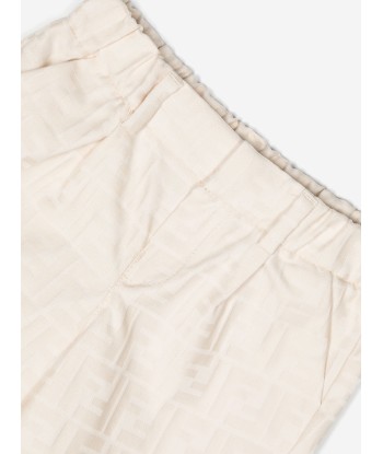 Fendi Baby Boys FFJacquard Shorts in Beige meilleur choix