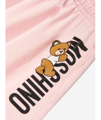 Moschino Girls Teddy Logo Skirt in Pink pas cher 