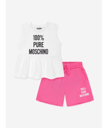 Moschino Girls Top And Shorts Set in Multicolour Toutes les collections ici