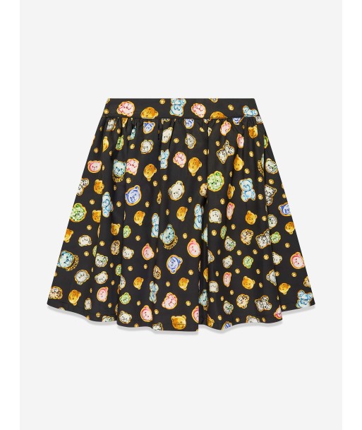 Moschino Girls Teddy Bear Gems Skirt in Black offre 