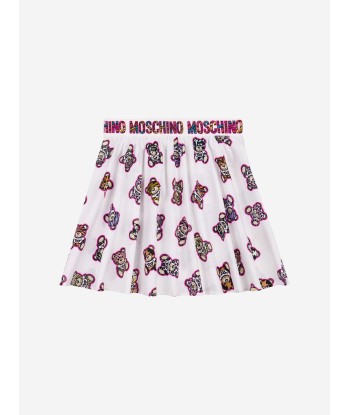 Moschino Girls T-Shirt And Skirt Set in Multicolour pas chere