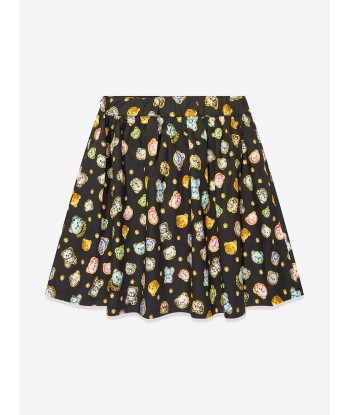 Moschino Girls Teddy Bear Gems Skirt in Black offre 