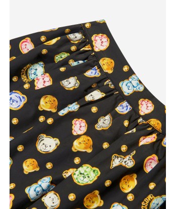 Moschino Girls Teddy Bear Gems Skirt in Black offre 