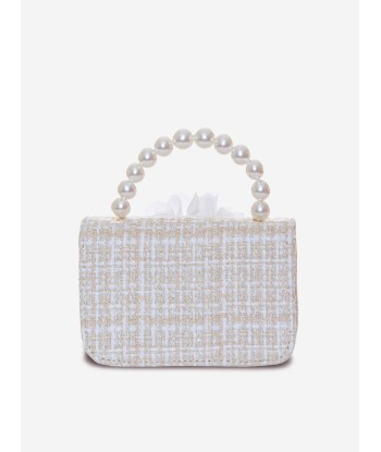 Patachou Girls Bow Handbag in Ivory JUSQU'A -70%! 