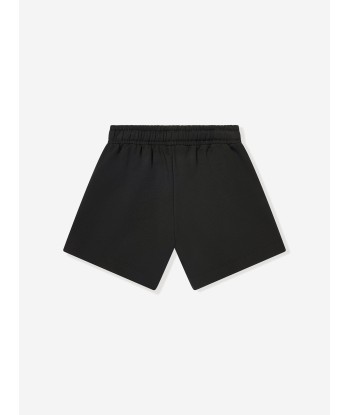 Moschino Girls Teddy Logo Shorts in Black du meilleur 