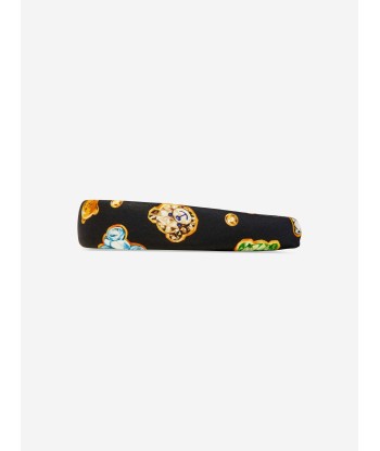 Moschino Girls Teddy Gems Headband in Black la chaussure