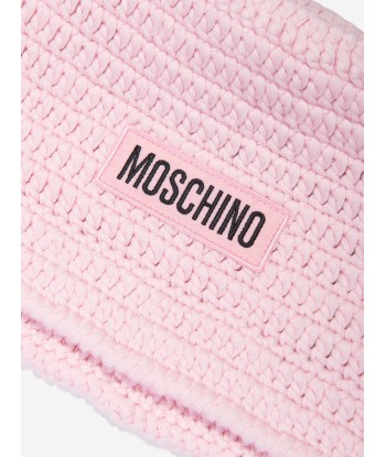 Moschino Girls Logo Bucket Hat in Pink france