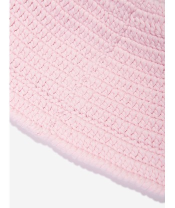 Moschino Girls Logo Bucket Hat in Pink france