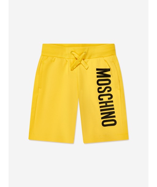 Moschino Boys Logo Shorts in Yellow le des métaux précieux